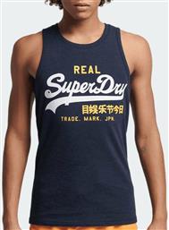 Superdry Ανδρική Μπλούζα Αμάνικη Midnight Blue