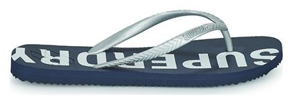 Superdry Code Σαγιονάρες σε Navy Μπλε Χρώμα από το Wizzy