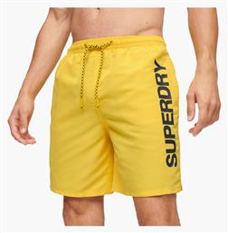 Superdry M D2 Ανδρικό Μαγιό Σορτς Κίτρινο με Σχέδια