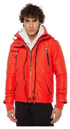 Superdry 'mountain Sd Windcheater Ανδρικό Χειμωνιάτικο Μπουφάν Puffer Αντιανεμικό Κόκκινο