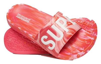 Superdry Slides σε Ροζ Χρώμα