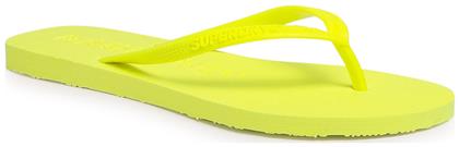 Superdry Super Sleek Fluro Σαγιονάρες σε Κίτρινο Χρώμα