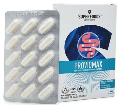 Superfoods Proviomax με Προβιοτικά και Πρεβιοτικά 15 κάψουλες από το Public