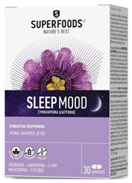 Superfoods Sleep Mood Συμπλήρωμα για τον Ύπνο 30 κάψουλες από το Pharm24