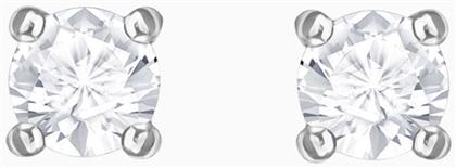 Swarovski Attract Round Pierced Σκουλαρίκια Καρφωτά με Πέτρες