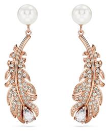 Swarovski Γυναικεία Σκουλαρίκια Επιχρυσωμένα με Πέτρες & Πέρλες