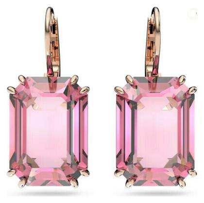 Swarovski Millenia Octagon Cut Σκουλαρίκια Κρεμαστά με Πέτρες