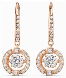 Swarovski Sparkling Dance Stone Σκουλαρίκια Κρεμαστά Επιχρυσωμένα με Πέτρες