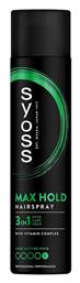 Syoss Hairspray Laca Mega Forte Spray Μαλλιών 400ml