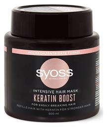 Syoss Keratin Boost Μάσκα Μαλλιών για Ενδυνάμωση 500ml από το Pharm24