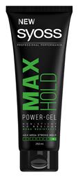 Syoss Max Hold Power No5 Gel Μαλλιών 250ml