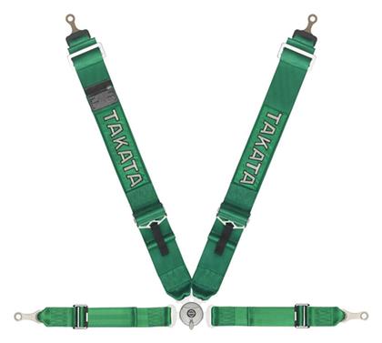 Takata Ζώνη Ασφαλείας 4 Σημείων σε Πράσινο Χρώμα