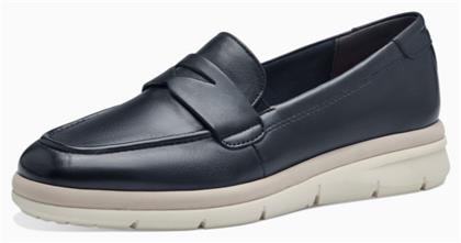 Tamaris Δερμάτινα Γυναικεία Loafers σε Μπλε Χρώμα