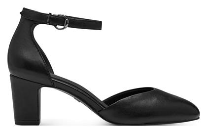 Tamaris Δερμάτινες Γόβες Μαύρες