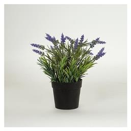 Τεχνητό Φυτό σε Γλαστράκι Λεβάντα Μαύρο 20cm 6τμχ