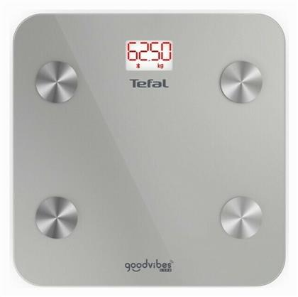 Tefal Goodvibes Life Smart Ζυγαριά με Λιπομετρητή & Bluetooth σε Γκρι χρώμα