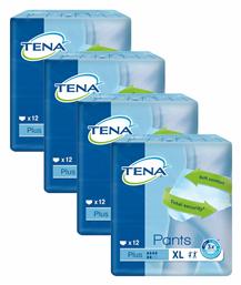 Tena Plus Πάνες Βρακάκι Ακράτειας XLarge 4x12τμχ από το Pharm24