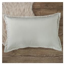 Teoran Διακοσμητική Μαξιλαροθήκη Velvet 01 Ivory 30x50εκ. από το Designdrops