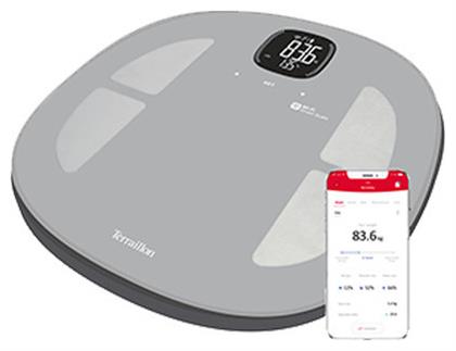 Terraillon Master Fit Smart Ζυγαριά με Λιπομετρητή σε Ασημί χρώμα