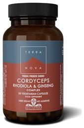 TerraNova Cordyceps Rhodiola & Ginseng 50 κάψουλες από το Pharm24