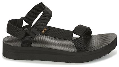 Teva Midform Universal Γυναικεία Σανδάλια Sporty σε Μαύρο Χρώμα