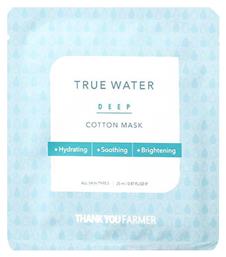 Thank You Farmer True Water Deep Cotton Μάσκα Προσώπου Κρέμα για Ενυδάτωση 25ml