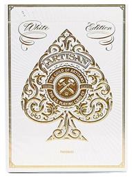 Theory11 Artisan Συλλεκτική Τράπουλα Πλαστικοποιημένη για Poker Λευκή