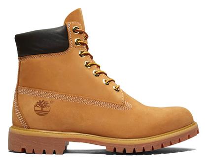 Timberland 6 Inch Δερμάτινα Ταμπά Ανδρικά Μποτάκια Αδιάβροχα