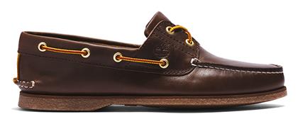 Timberland Ανδρικά Boat Shoes σε Καφέ Χρώμα