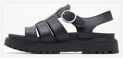 Timberland Δερμάτινα Σανδάλια Μαύρα