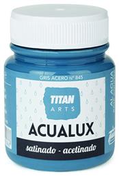 Titan Acualux Χρώμα Νερού Μεταλλικών Αποχρώσεων Gris Acero 845 100ml