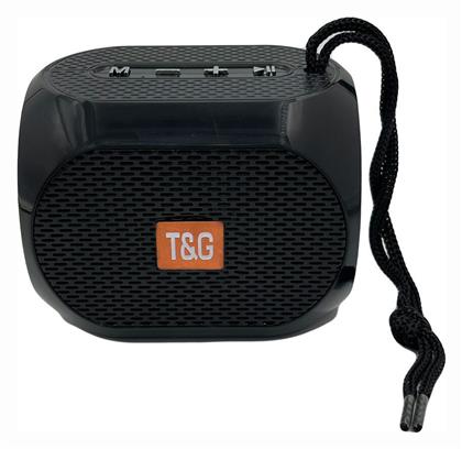 T&G Ηχείο Bluetooth 5W με Ραδιόφωνο και Διάρκεια Μπαταρίας έως 4 ώρες Μαύρο