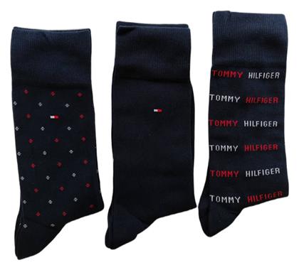 Tommy Hilfiger Ανδρικές Μονόχρωμες Κάλτσες Μπλε 3Pack από το Tres Chic