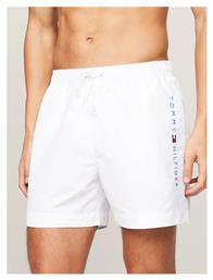 Tommy Hilfiger Ανδρικό Μαγιό Σορτς Λευκό με Ρίγες από το ProjectShops