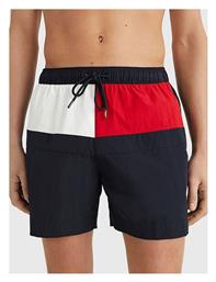 Tommy Hilfiger Ανδρικό Μαγιό Σορτς Navy Μπλε με Σχέδια