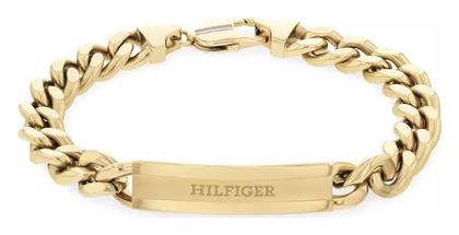 Tommy Hilfiger Ανδρικό Βραχιόλι Αλυσίδα από Ατσάλι Επιχρυσωμένο