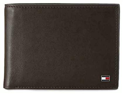 Tommy Hilfiger BIFOLD LEATHER Δερμάτινο Ανδρικό Πορτοφόλι Καφέ από το Modivo