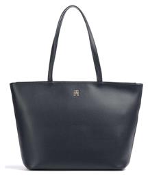 Tommy Hilfiger Essential Γυναικεία Τσάντα Shopper Ώμου Navy Μπλε