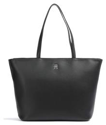 Tommy Hilfiger Γυναικεία Τσάντα Tote Μαύρη