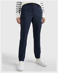 Tommy Hilfiger Γυναικείο Chino Παντελόνι σε Slim Εφαρμογή Navy Μπλε