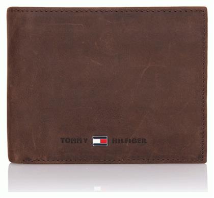 Tommy Hilfiger Leather Flap Δερμάτινο Ανδρικό Πορτοφόλι Καφέ από το Modivo