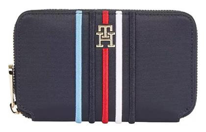 Tommy Hilfiger Μεγάλο Υφασμάτινο Γυναικείο Πορτοφόλι Μπλε