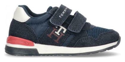 Tommy Hilfiger Παιδικά Sneakers με Σκρατς Μπλε