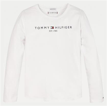 Tommy Hilfiger Παιδική Χειμερινή Μπλούζα Μακρυμάνικη Λευκή από το Cosmossport