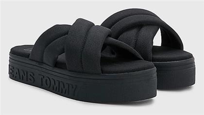 Tommy Hilfiger Slides σε Μαύρο Χρώμα