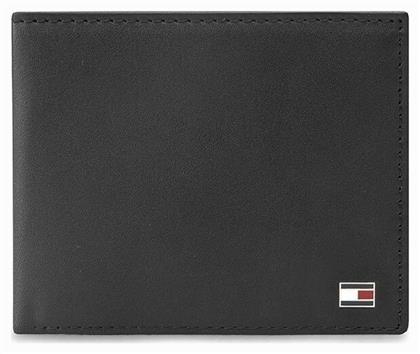 Tommy Hilfiger Small Embossed Bifold Δερμάτινο Ανδρικό Πορτοφόλι Μαύρο από το Modivo