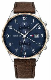 Tommy Hilfiger West Ρολόι Μπαταρίας με Δερμάτινο Λουράκι
