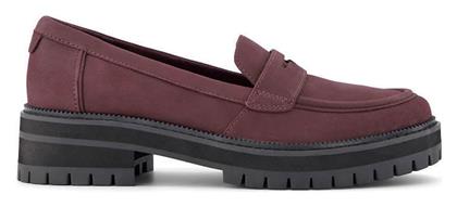 Toms Δερμάτινα Γυναικεία Loafers σε Μωβ Χρώμα