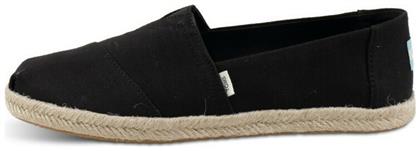 Toms Υφασμάτινες Γυναικείες Εσπαντρίγιες σε Μαύρο Χρώμα