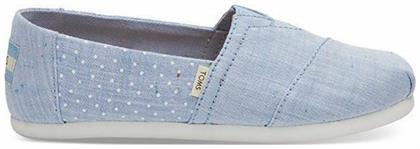 Toms Παιδικές Εσπαντρίγιες Slip-On Γαλάζιες Classic από το Tsakiris Mallas